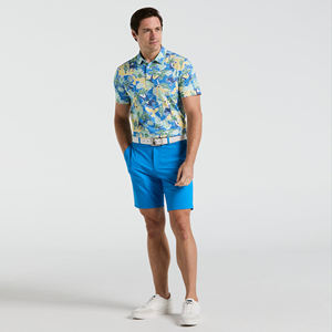 T-shirt en maille mélangée polyester personnalisé à marque privée pour homme, fabrication OEM, élégant, séchage rapide, impression numérique 3D tendance - Product Image 3