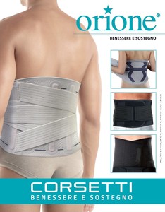 ORIONE ชุดรัดกระชับสัดส่วนแบบออร์โธติกส์ รุ่น Ref. 3040 ชุดพยุงหลังผ่าตัด ระบายอากาศได้ดี ปิดด้วยแถบตีนตุ๊กแก ระดับ Class I ผลิตในอิตาลี - Product Image 3