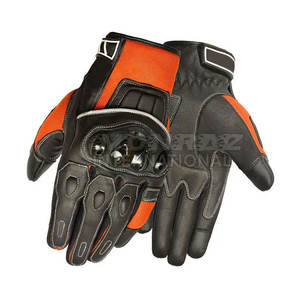 ถุงมือมอเตอร์ไซด์หนังสำหรับผู้ชายถุงมือมอเตอร์ไซด์ดีไซน์ใหม่ - Product Image 2