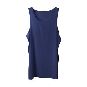 Waistcoat <b>Men</b> Ice Silk Seamless Wear Undershirt <b>Men</b> Sleeveless <b>Underwear</b> Pure White <b>Sports</b> Hurdles Summer Thin Base Shirt - Product Image 2