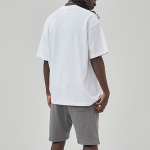 T-shirt à épaules tombantes pour hommes T-shirt personnalisé 100% coton T-shirt basique de haute qualité T-shirt pour hommes Livraison DDP - Product Image 3