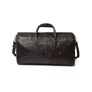 Hot Selling High Quality Genuine <b>Leather</b> <b>Duffle</b> <b>Bag</b> New Arrival Men <b>Leather</b> Travel Duffel <b>Bag</b> for Sale stylish quality - Product Image 5