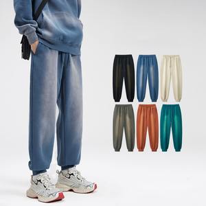 Pantalon délavé à l'acide, vente en gros, sur mesure, mélange de coton 380 g/m², doublure en polaire, pantalon de survêtement ample, fabricant de pantalons de survêtement - Product Image 5