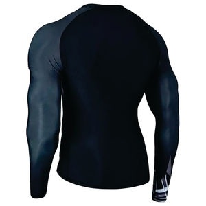 Rashguard de compression BJJ MMA sur mesure, respirant, de haute qualité, pour hommes, avec protection UPF50+ - Product Image 2