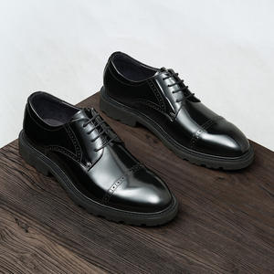 Chaussures habillées de luxe en cuir de veau, fabriquées à la main et confortables, pour mariages et dîners de gala pour hommes - Product Image 3