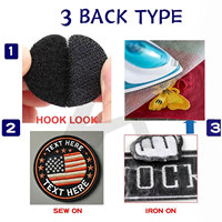 Écussons brodés en chenille personnalisés de luxe avec votre logo, forme cœur 3D, à repasser, pour chapeaux