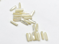 Tubes de nacre naturelle Perles lâches pour la fabrication de bijoux Taille 13X4X4 MM (des tailles personnalisées sont également disponibles)