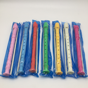 Flauta Dulce Soprano para Niños <span class=keywords><strong>Principiantes</strong></span>, Estilo Barroco, Clave Do, con Limpiador, Apoyo para el Pulgar, Natural, Aprobado para la Escuela - Product Image 2