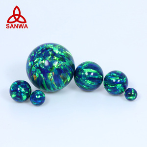 Lab Created Fashion Opal Round Shape <b>Beads</b> Loose in OP23 Carmine <b>Red</b> for Silver Accessories and Jewelry in Best Factory Price - Product Image 6