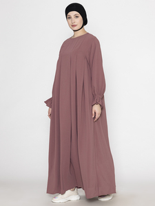 Dernier Style 2024 Designer Femmes Naqab Manches Longues Burkha Solide Hijab Robes Musulmanes Disponibles au Prix de Gros de l'Inde - Product Image 4