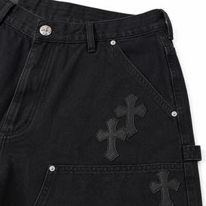 Shorts de Mezclilla Baggy de Alta Calidad para Hombre, Shorts de Mezclilla Oscuros con Bolsillos para Hombre - Product Image 5