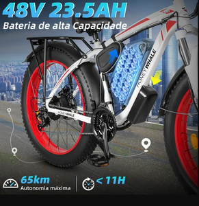 Vélo électrique Honey Whale Bk08 pour adultes 1050w - Product Image 3