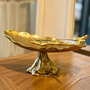 Handmade Durable Silver Aluminum Metal <b>Table</b> Top Decoration Customized Food Serving Bowl for Home Dining - Product Image 6