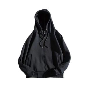 Sweat à capuche zippé décontracté et élégant en coton 100 % à manches longues, personnalisable, pour streetwear, collection 2025, vente en gros à prix abordable - Product Image 3