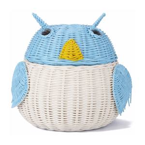 Panier en rotin en forme de baleine, paniers à linge pas chers, décoration de chambre pour bébé fille et garçon - Product Image 2