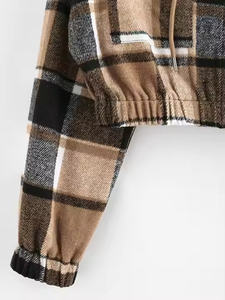 Vêtements pour femmes Vêtements d'hiver Crop Top Hoodies Nouveau design Service OEM Crop Top Hoodies pour femmes - Product Image 4