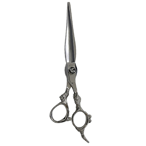 Tijeras de peluquero con mango de dragón de acero inoxidable de alta calidad, punta de hoja afilada, acabado de tijera, pulido para corte de pelo de belleza - Product Image 6