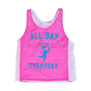 Uniforme de fútbol americano sublimación hombres Lacrosse uniforme de secado rápido desgaste del equipo último estilo para hombres Lacrosse uniforme Pinnies - Product Image 4