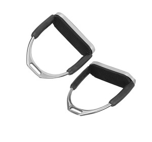 Recién llegado, estribos de aluminio para montar a caballo, empuñadura de seguridad ajustable ligera, Base ancha, fabricante ecuestre OEM - Product Image 3