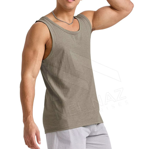 Débardeur de musculation pour hommes au prix de gros Style unique Vêtements de fitness surdimensionnés Gilet de gymnastique pour hommes à vendre - Product Image 4