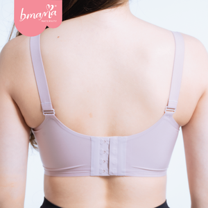 Sujetador de Lactancia Morado de Alta Calidad, Diseño Sólido, Tirantes Ajustables, Tipo Braguita, Uso Diario, Sin Varillas, Transpirable, Venta Directa de Fábrica - Product Image 3