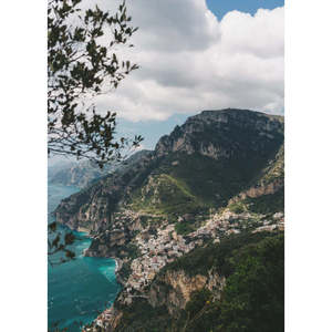 Positano Italy Canvas Support Base <b>with</b> Digital <b>Printing</b> - Product Image 1