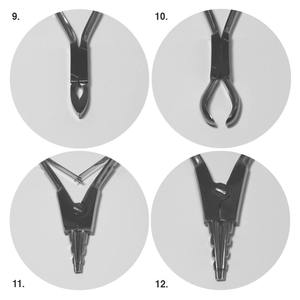 Kit d'outils de perçage corporel en acier inoxydable allemand de qualité supérieure professionnel de 16 pièces Instruments chirurgicaux vétérinaires en cuir - Product Image 2