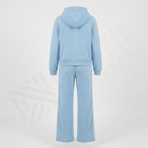 Conjuntos Deportivos de Chándal con Capucha para Mujer al por Mayor, Logotipo Personalizado, Diseño 2 en 1, Invierno, Algodón, Felpa, Transpirable, Ropa Deportiva para Correr - Product Image 2