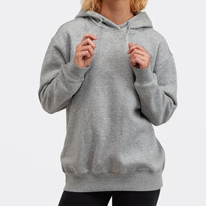 Sudaderas con Capucha Largas y Gruesas para Mujer, 100% Algodón, Cálidas para Invierno, con Estampado de Logotipo de Marca Personalizado, Fabricante OEM - Product Image 3