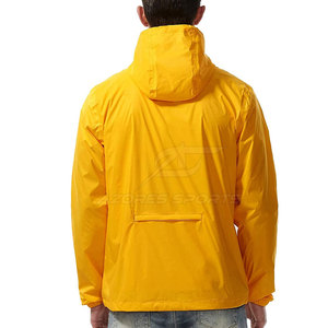 Chaqueta Cortavientos para Hombre, Ligera, Impermeable, con Capucha, para Deportes al Aire Libre, Correr, Senderismo - Product Image 2