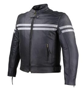 Chaqueta de cuero de alta calidad para hombre y mujer, chaqueta marrón de cuero genuino de todos los tamaños con logotipo personalizado y etiqueta - Product Image 2
