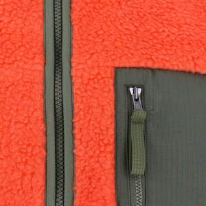 Heated Vest Windproof Sleeveless <b>Jacket</b> Warm Waistcoat Orange & <b>Khaki</b> Hybrid Fleece Gilet for <b>Men</b> Winter Customized - Product Image 4