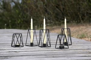 Bougeoir simple doré support en métal élégant pour chandelier unique pour la décoration de la maison fête de mariage et fournitures de cadeaux - Product Image 2