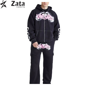 Polaire lourde de haute qualité pour sweat à capuche femmes 100% coton survêtement personnalisé Streetwear saison d'hiver - Product Image 1