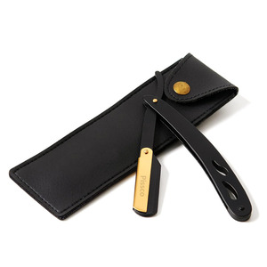 Navaja de Afeitar Plegable de Acero Inoxidable, Cuchilla de Barbero para Cortar el Cabello, Cuchilla Intercambiable, Navaja de Afeitar Recta Personalizada de Acero Inoxidable - Product Image 1