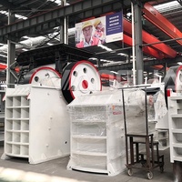 Concasseur à mâchoires stationnaire primaire pour l'exploitation minière, modèle PE 150x250, avec moteur et roulement, capacité de 15-650 TPH