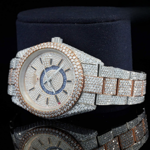 Tendance Diamant Look Hommes Hip Hop Montre Quartz Étanche En Acier Inoxydable Conception De Luxe Convient pour La Mode Offres En Gros - Product Image 4
