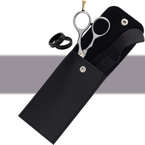 Ciseaux de coiffure professionnels meilleure qualité 5.5 \ "lames en acier inoxydable Super Sharp pointe émoussée finition polonaise droite pour - Product Image 4