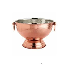 Nuevo cuenco de servicio de Metal con decoración de mesa de lujo con acabado Chapado en cobre, nuevo cuenco de Metal de diseño martillado único para el hogar - Product Image 3