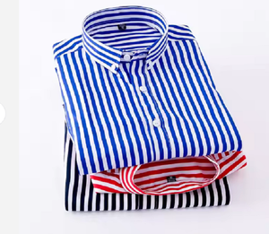 เสื้อเชิ้ตลายตารางหมากรุกผ้าฝ้ายแท้สำหรับผู้ชาย, เสื้อเชิ้ตแขนยาวทรงสลิมฟิตสำหรับวัยรุ่นแฟชั่นฤดูใบไม้ร่วงใหม่ - Product Image 2