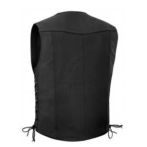 Chaleco personalizado de cuero Tasa de venta completa Chaleco de cuero para hombres Calidad superior Tasa de venta completa Chaleco de cuero para hombres - Product Image 5