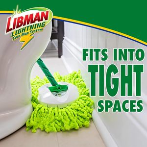 Libman Lightning Spin <b>Mop</b> System with Bucket & Wringer, 3 Refill Heads - Product Image 4