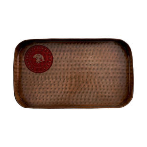 Plateau de service décoratif en cuivre martelé très vendu |   Plateau de service pour salle à manger, vente en gros au meilleur prix - Product Image 1