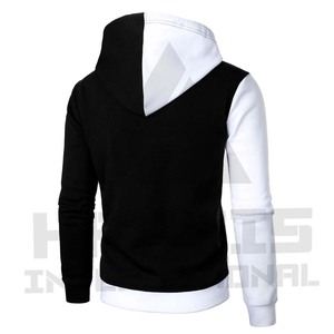 Sweat à capuche de couleur unie à manches longues pour hommes | Sweat à capuche doux et confortable de haute qualité en coton/polyester pour hommes - Product Image 3