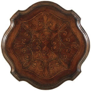 Handmade Eco-Friendly Durable Dishwasher-Safe Mango Wood Serving Tray Unique Gold Leaf Design Brass <b>Handles</b> Rectangular Shape - Product Image 5