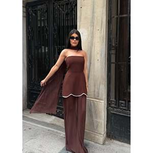 Vestido Maxi Elegante de Gasa Amarilla para Mujer missJANELL con Doble Tela de Atlas, Mezcla de Poliéster y Elastano para Uso Casual o de Fiesta - Product Image 4