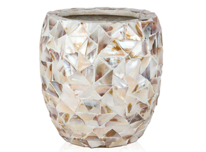 Vase en nacre du Vietnam Vase décoratif en incrustation de coquillages fabriqués à la main pour l'intérieur de la maison de luxe et l'affichage floral élégant - Product Image 3