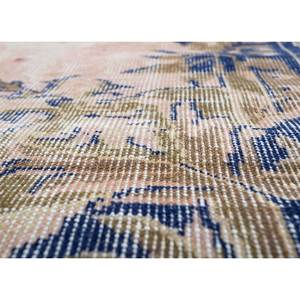 พรมขนสัตว์ถักมือสไตล์วินเทจ สีเบจและสีน้ำตาล ลายเหรียญแบบนามธรรม รูปทรงสี่เหลี่ยมผืนผ้า สำหรับห้องนั่งเล่นหรือทางเดินในบ้าน รุ่น Pae-2039 - Product Image 3