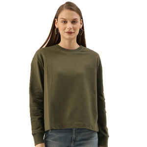 Sudadera Holgada de Alta Calidad para Mujer, Cuello Redondo, Hombros Caídos, Personalizable en la Parte Delantera, Transpirable - Product Image 3