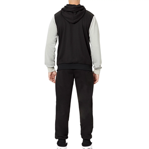 ชุดวอร์มเล่นกีฬาสำหรับผู้ชายชุดวอร์ม2ชิ้นแบบลำลองมีซิปเต็มชุดสำหรับวิ่งออกกำลังกายวิ่งสำหรับผู้ชาย - Product Image 2